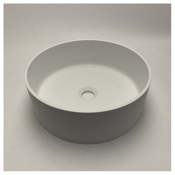 Мийка Hi-Macs CB330C/S28 із суцільною поверхнею та круглим корпусом