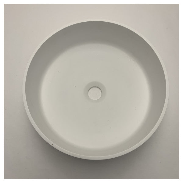 Мийка Hi-Macs CB330C/S28 із суцільною поверхнею та круглим корпусом