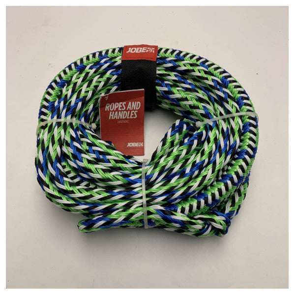 Jobe 211920006 Бънджи въже за теглене - трайно 50 фута полиетиленово въже за теглене на водни спортове с висока якост и абсорбиране на удари