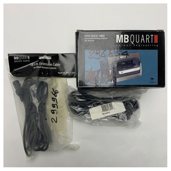 MB Quart マリン・ドッキング・ステーション(13フィート・ケーブル付き) - ボートおよびウォータースポーツ用防水オーディオ・アクセサリー