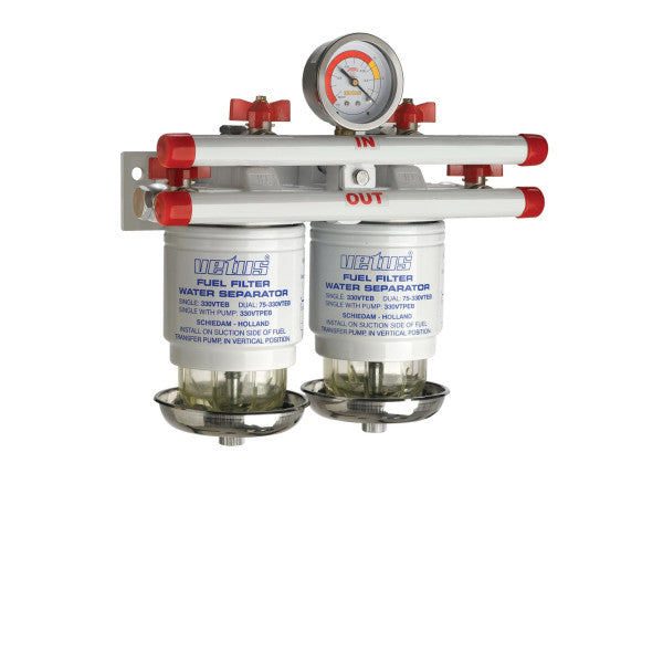 Vetus 75330VTEB double fuel filter water separator 360L/h