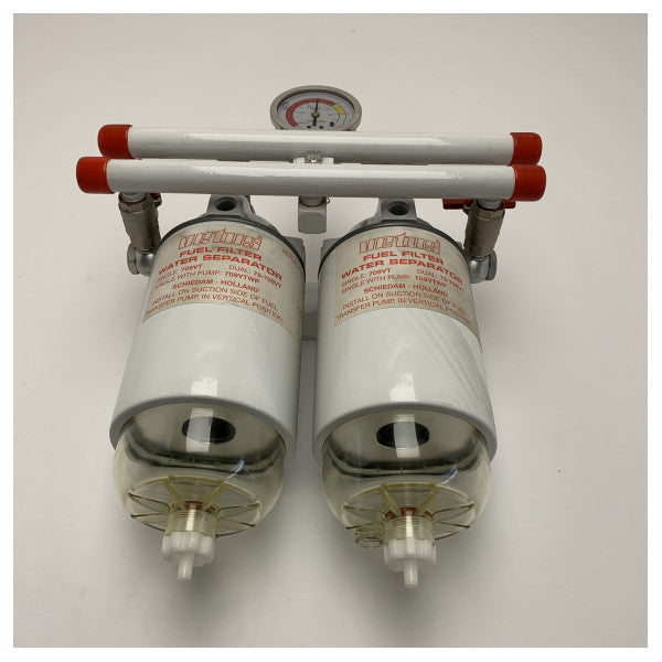 Vetus 75330VTEB двоен филтър за гориво, воден сепаратор 360L/h