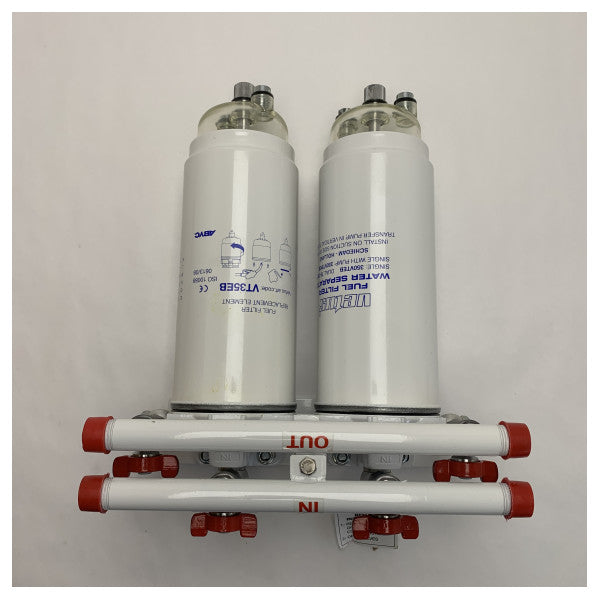 Vetus 75350VTEB двоен филтър за гориво, воден сепаратор 460 L/h