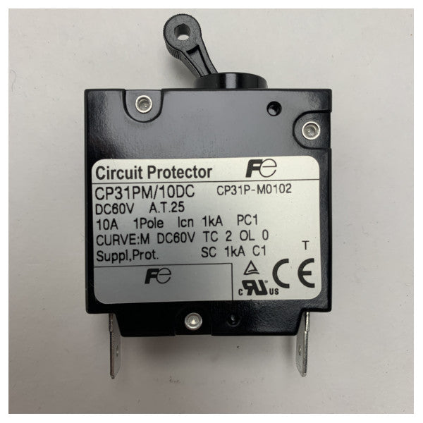 Furuno Marine Circuit Protector 10A DC 60V - надійний захист від перенапруги та короткого замикання для морських електричних систем