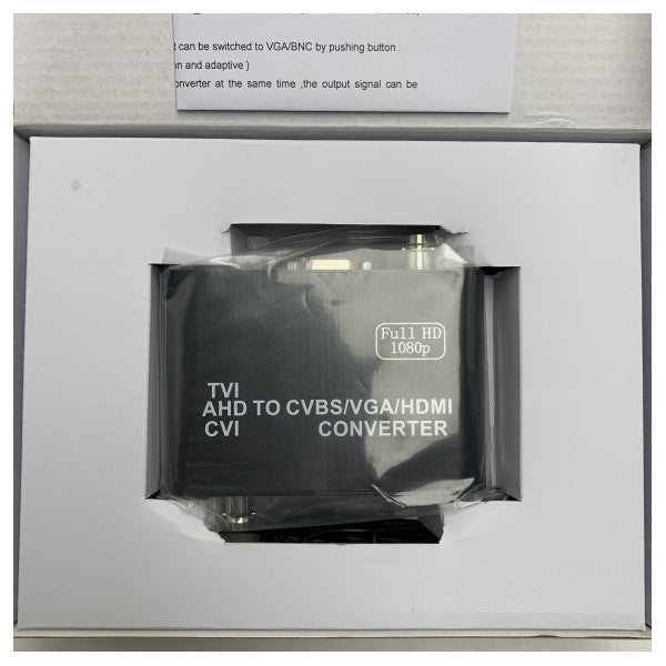 AHD、TVI、CVIからHDMI、VGA、CVBSへの高品質ビデオ信号コンバーター - 海洋監視に対応