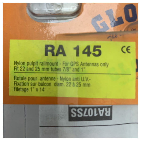 Glomex RA145 Marine GPS Antenna Mount Bracket for Railings