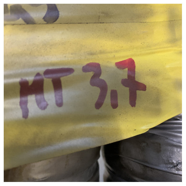 Високоякісний 3,7 м 102 мм гнучкий спіральний вихлопний шланг � відповідає стандарту ISO 13363 D.102