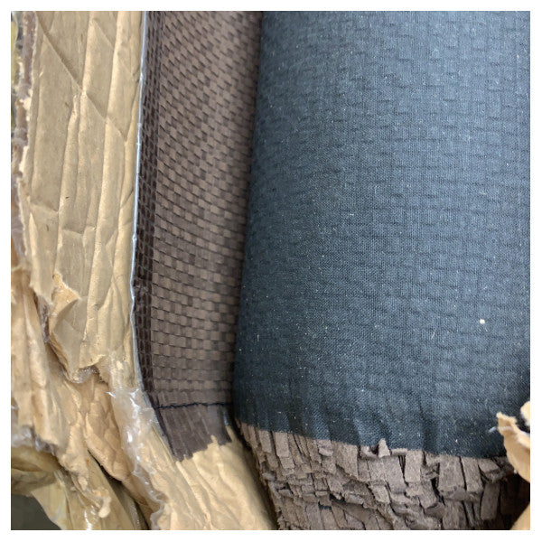 Durable Nubuck Leather Sheet with Woven Texture for Marine Upholstery and Interior Use