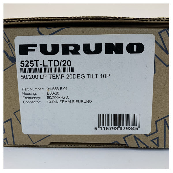 Airmar Furuno 525T-LTD-20 Marine Tru-Hull Sensor - Messing - 20 Grad Neigung