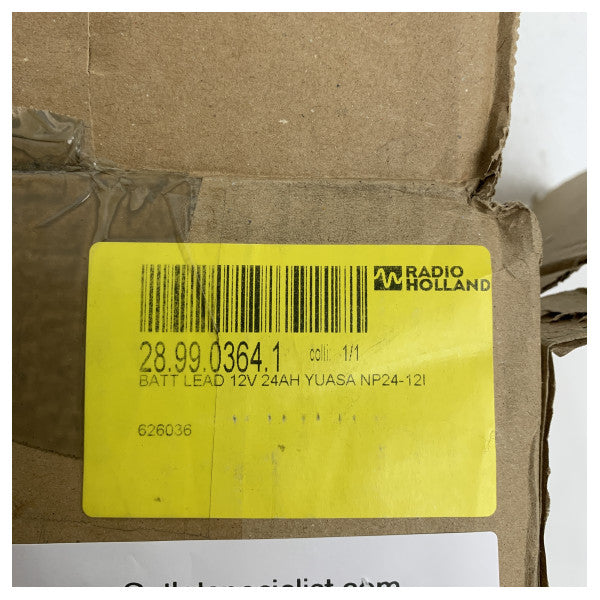 High-Quality Yuasa NP24-12I 12V 24Ah Maintenance-Free lead Marine Battery for Reliable Power