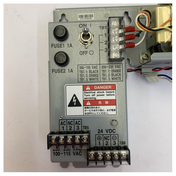 مزود طاقة جهاز قياس الأعماق Furuno Echo Sounder لطراز FE-700/702 - FE-702 PWR - 001228980