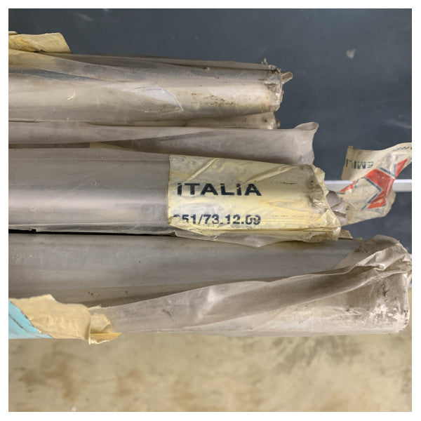 أنبوب درابزين الألمنيوم البيضاوي - دعم متين من الدرجة البحرية للقوارب والسفن