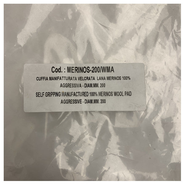 3M Merinowolle Polierpad 200mm mit Klettverschluss � Dauerhaftes Polieren und Schleifen von Meeresoberflächen