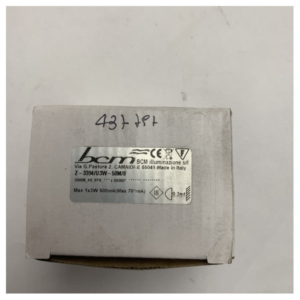 BCM 3394/U3W-50M/8 Jack 2 70M messing nedhengt spot