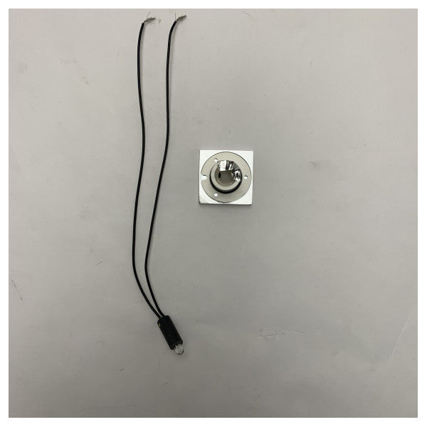 BCM 3271/0035 CR.L. stainless steel LED square courtesy light