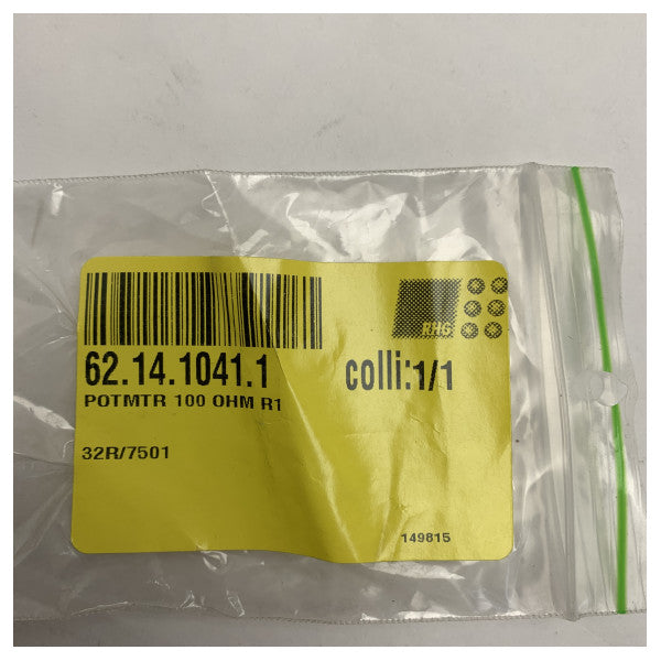 Potentiometer tal-Marin ta' 100 Ohm ta' Kwalità Għolja - Resistor Aġġustabbli Durabbli għall-Iżviluppi Elettriċi fuq Bastimenti