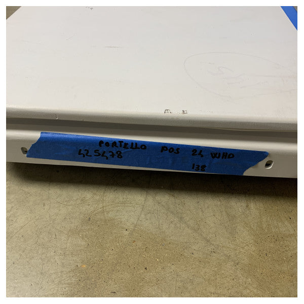 CRN beyaz kaplamalı paslanmaz çelik erişim kapağı - 425478