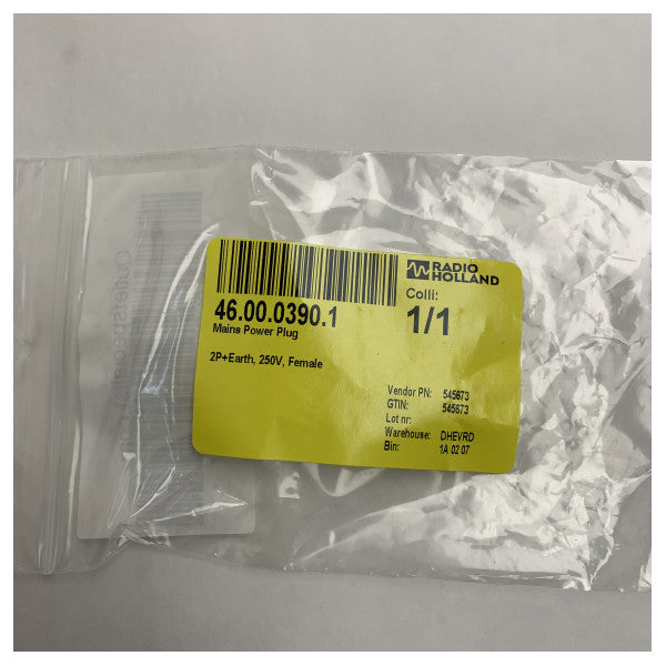 Konnessjoni tal-Power Marini Femminili 250V Plug Waterproof għall-Isistema Elettrika tal-Dgħajsa