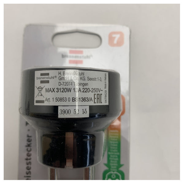 محول طاقة سفر مدمج وموثوق للأجهزة من 220-250 فولت – بريننشتول