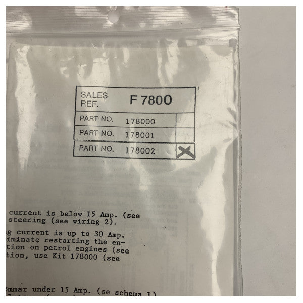 TX Controls AB 178002 Набір перемикачів нейтрального положення для морських двигунів