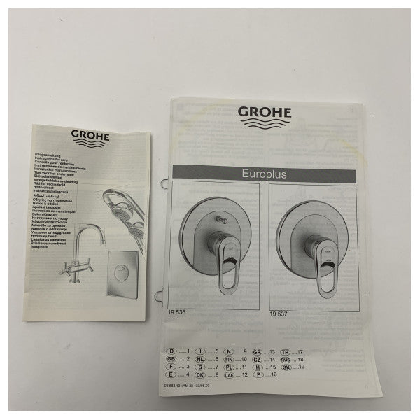 Смесител за душ с един лост Grohe Europlus Tab 19 536 000