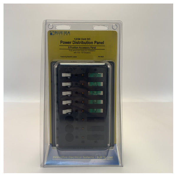 ブルーシー 8ポジション DC分電盤 12V - 8023-BSS