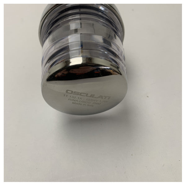 Osculati Retractable LED Marine Light Pole with Stainless Steel Base - Durable Waterproof Boat Lighting