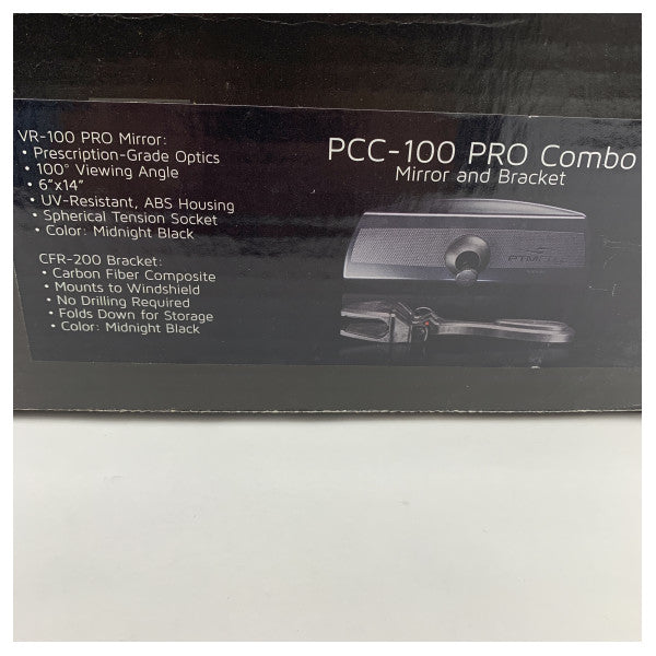 PTM Edge Pro Combo 100 マリンボートミラーシステム-耐久性、ワイドアングル、ノードリルマウント