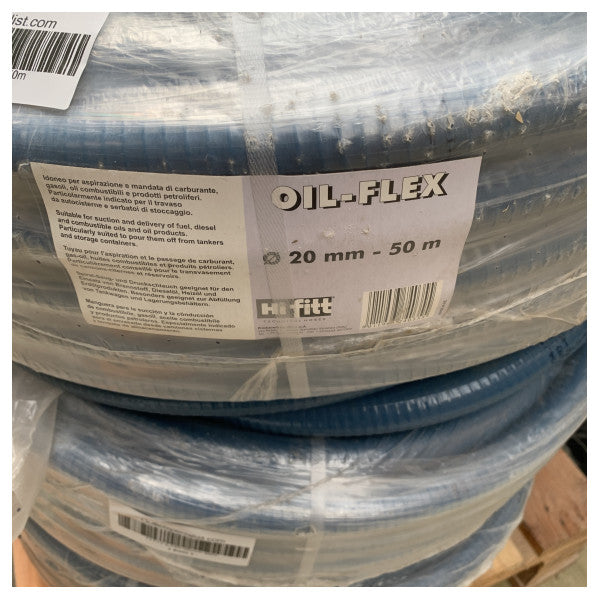Hi Fitt 20mm гъвкав маслоустойчив маркуч за гориво 50m за морска и индустриална употреба