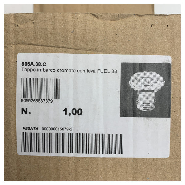 フォレスティ・スアルディ 805A.38.C フューエルデッキフィラーキャブブラス 38mm