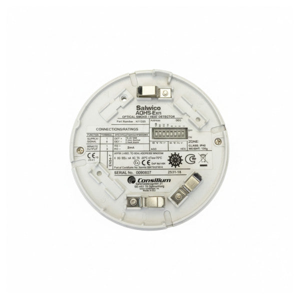 Consilium NS-AOHS-IS Analogue Optical Smoke Detector White