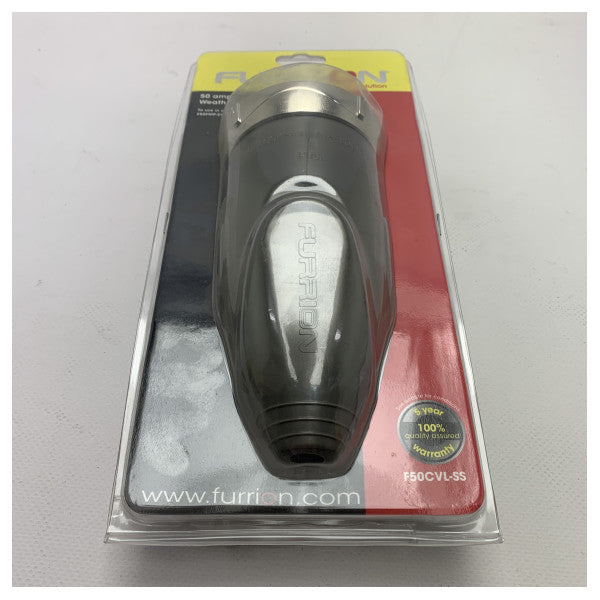 Surrion 50A Conexión femenina Cubierta de potencia de ducha Titanio - F50CVL -SS