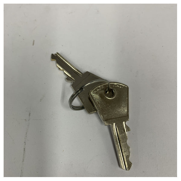 Foresti Suardi 202A-C Chrome Hatch Lock 84 mm