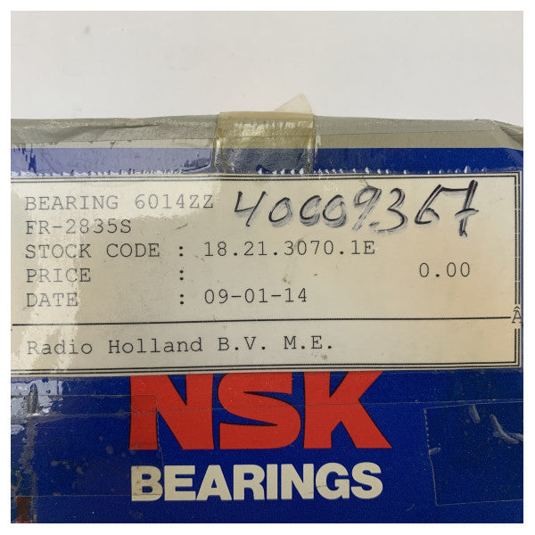 Furuno rostfritt stål lager för 6014ZZ/FR-2835S radar system - 000-165-943