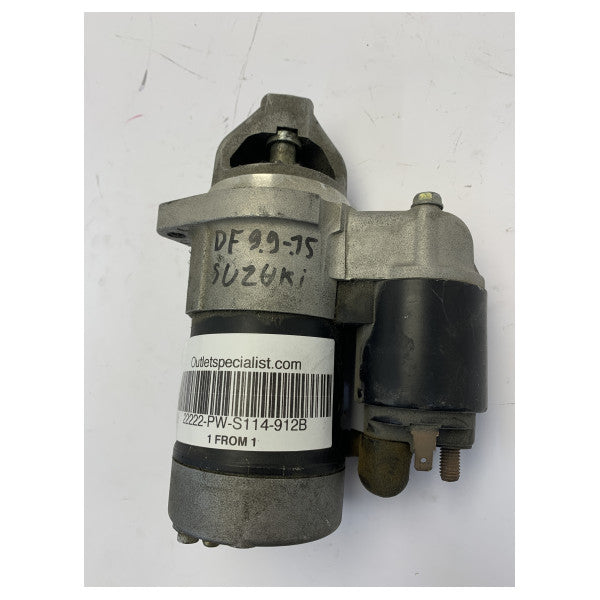 Стартерен мотор Hitachi S114-912B за извънбордов двигател Suzuki DF 9.9-75 к.с.