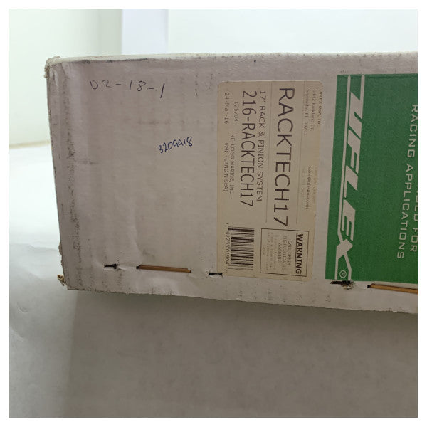 UFLEX Rack & Pinion -ohjausjärjestelmä moottoriveneille – Kestävä ruostumattomasta teräksestä valmistettu meriohjausratkaisu