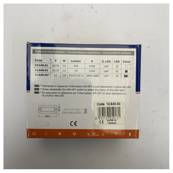 Osculati Underwater LED Lighting RGBW - 13.640.03 12V