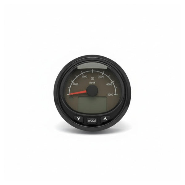 Vetus TachCan 4000 RPM Black Engine RPM Counter 24V