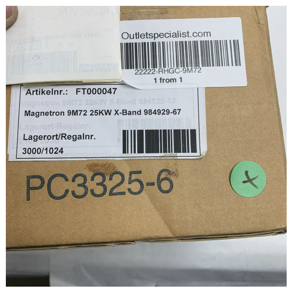 E2V X-Band Radar Magnetron MG5264 för fartygsnavigationssystem 25kW