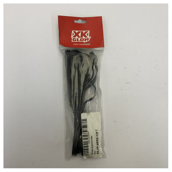 Kabel przedłużający LED 4-pinowy XKGLOW 12 stóp (3,6 m) morski - XK-4P-WIRE-12FT