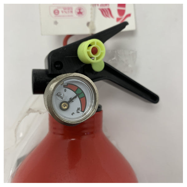 Denizde Kullanım için 1kg ABC Tozlu Yangın Söndürücü - Kompakt, Hafif ve Hava Koşullarına Dayanıklı