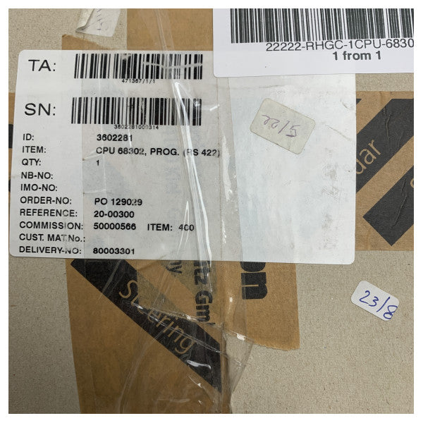 Raytheon Anschutz Autopilot Bridge Steering CPU 68302 with RS422