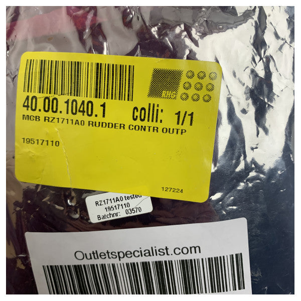 Radyo Zeeland MCB RZ1711A0 Dümenci Kontrol Çıkışı