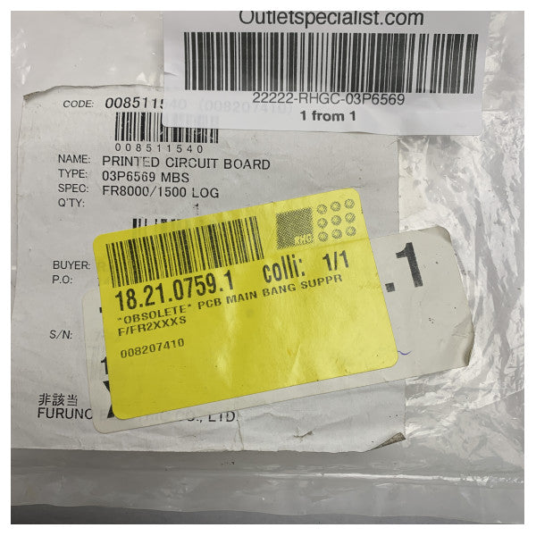Furuno 03P6569 PCB za FR8000 i 1500 Log - 0008511540