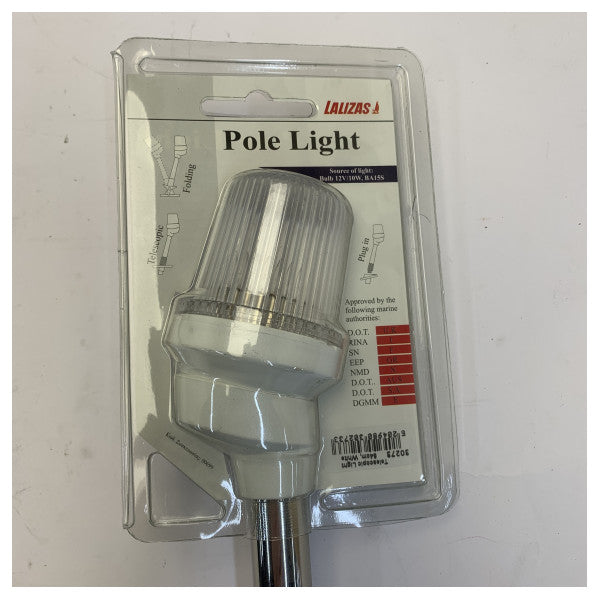 Lalizas 30273 Polnavigation Light 53 cm Weiß mit Gehäuse