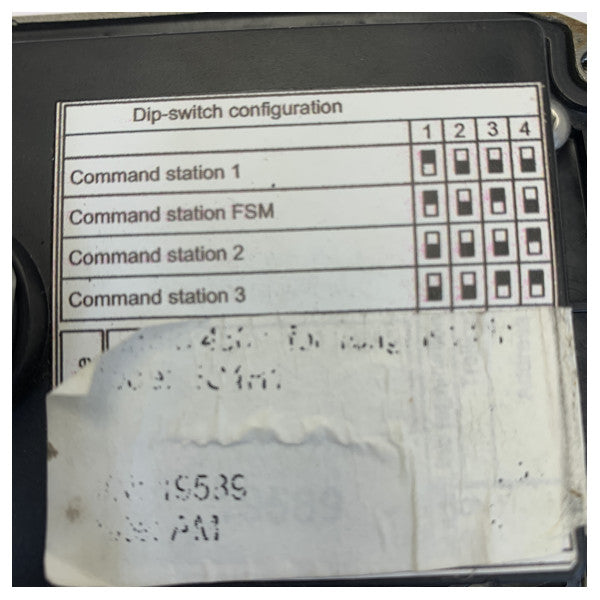 Vetus EC4H1 Manete de Controlo Electrónico para Motor Único 12/24V