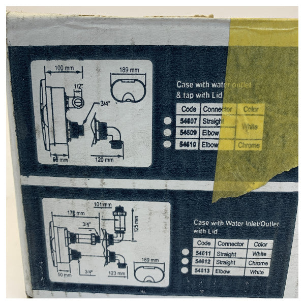 Nuova Rade 46304 Marine Deck Shower Kit with Case