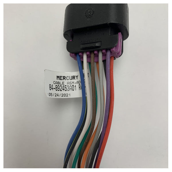 Connettore per cavi marini Mercury 84-892453A01 - Connettore elettrico impermeabile e resistente alla corrosione per sistemi navali