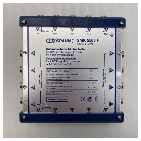 Каскадний комутатор Spaun SMK 5583 F SAT - 842491
