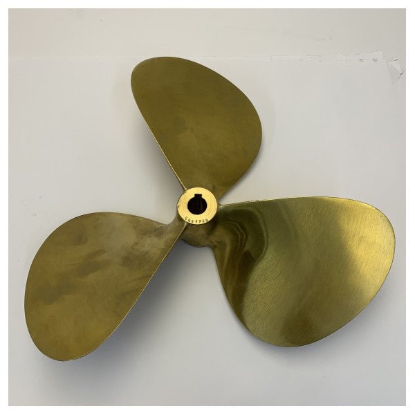 Vetus P3B 17 x 16 R 3-Blade Propeller Brass Right Handed 30 mm